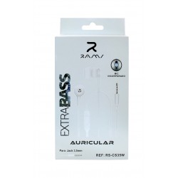 Rams CS35W Auriculares ExtraBass Jack 3,5 mm White F1