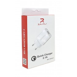 Rams QC21 Cargador Rápido QC 2.1A USB 
P1