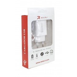 Rams QC21 Cargador Rápido QC 2.1A USB 
P2