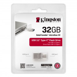 Kingston Unidad Flash USB 32GB DataTraveler MicroDuo 3C