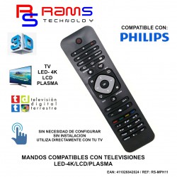 Rams MPH11 Mando Compatible Televisiones Plasma/LCD/LED/4K Philips Detail