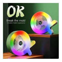 VENTILADOR CON LUZ RGB