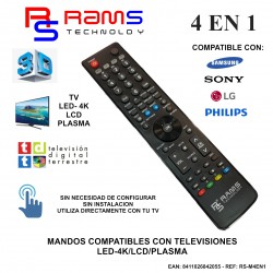 Rams Technology Mando a Distancia Compatible con TV Panasonic